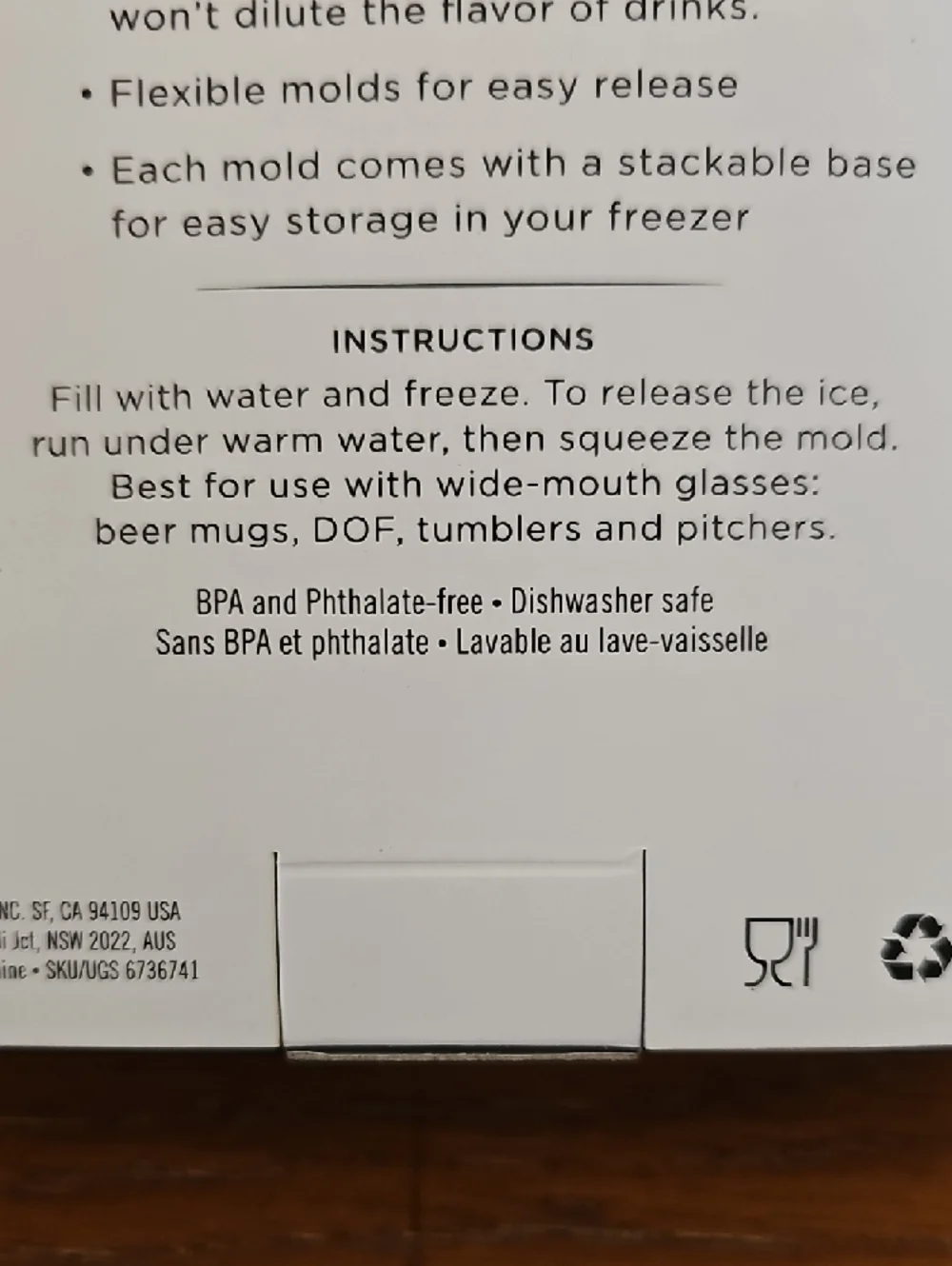 New in box Williams Sonoma White Corgi Ice Molds 2 3D silicone molds